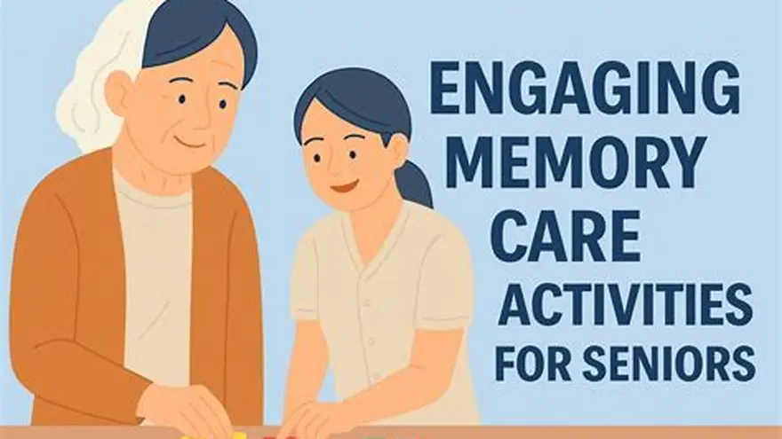 Older adult and caregiver engaging with large print puzzles at table