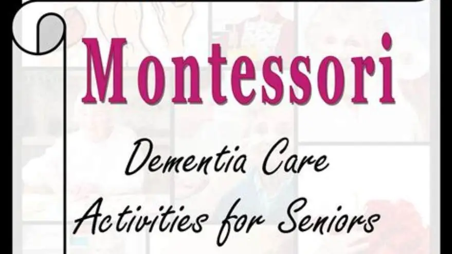 older adult doing a Montessori puzzle with caregiver help