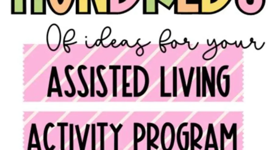 Large-print word search and crossword pages stacked beside a resident activity calendar