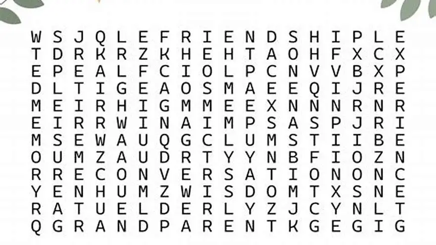 Senior woman holding large print word search puzzle in bright room